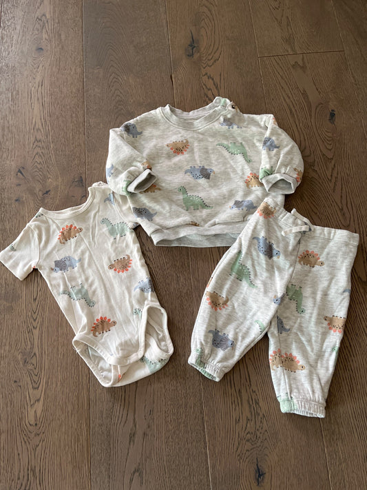 H and M Dinosaur outfit , Kids 6 Month (3-6M)