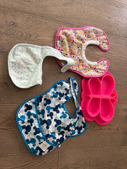 Silicone and bibs