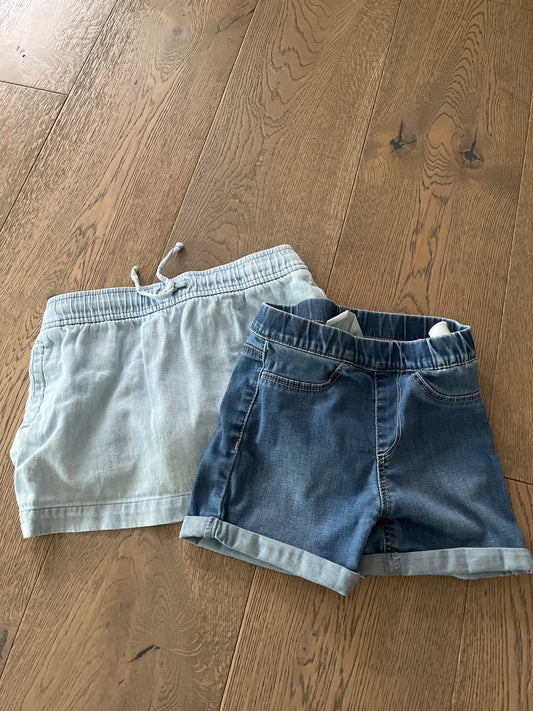 Denim shorts and Skirt , Kids 6/6X