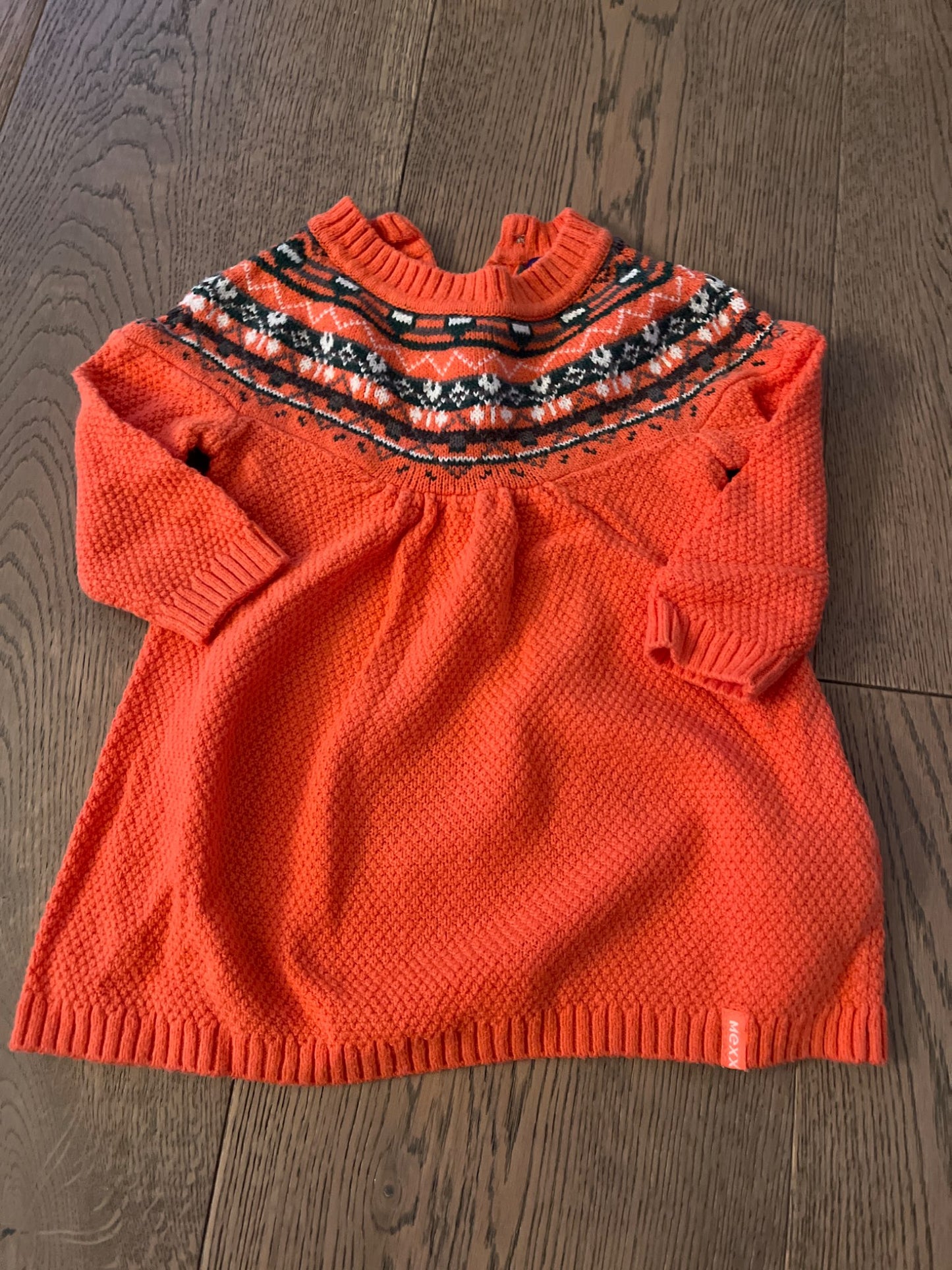 Coral MEXX sweater dress, Kids 9 Month (6-9M)