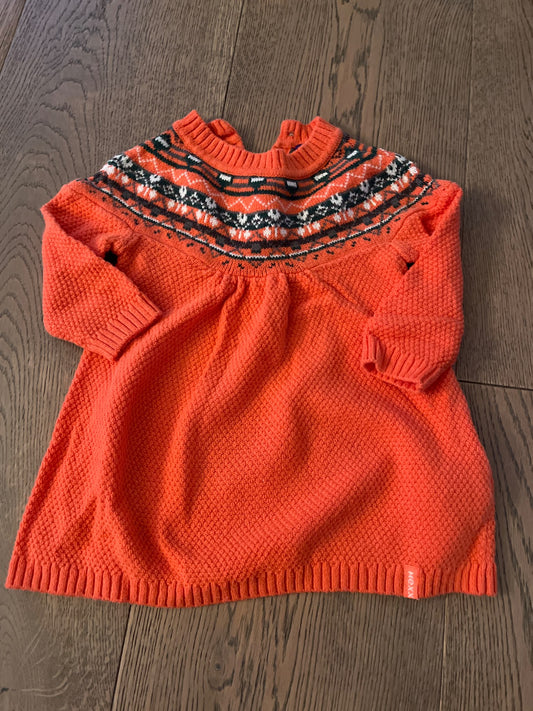 Coral MEXX sweater dress, Kids 9 Month (6-9M)