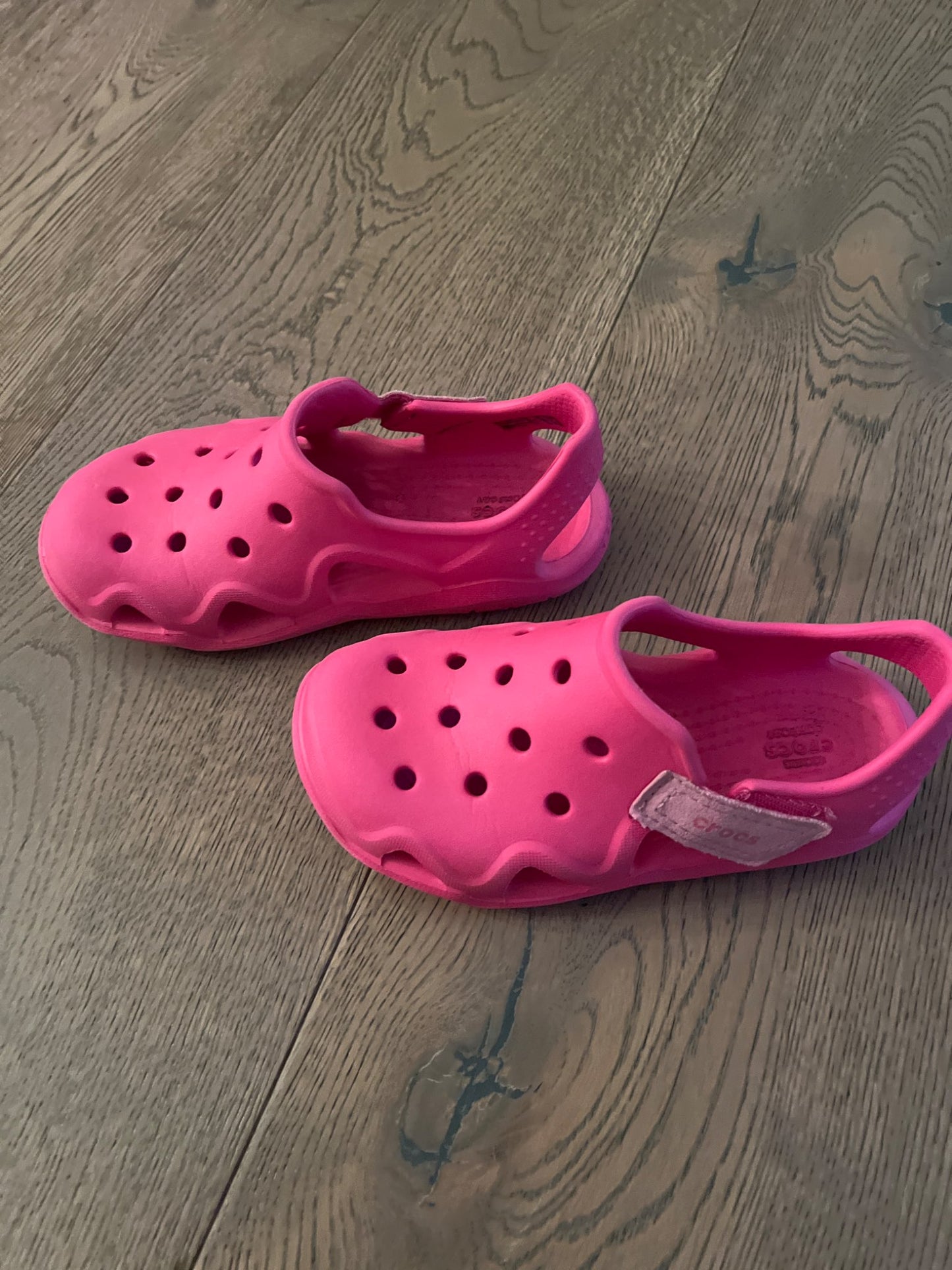 Pink Toddler Crocs, Shoes 10 (Toddler:2-4yr)