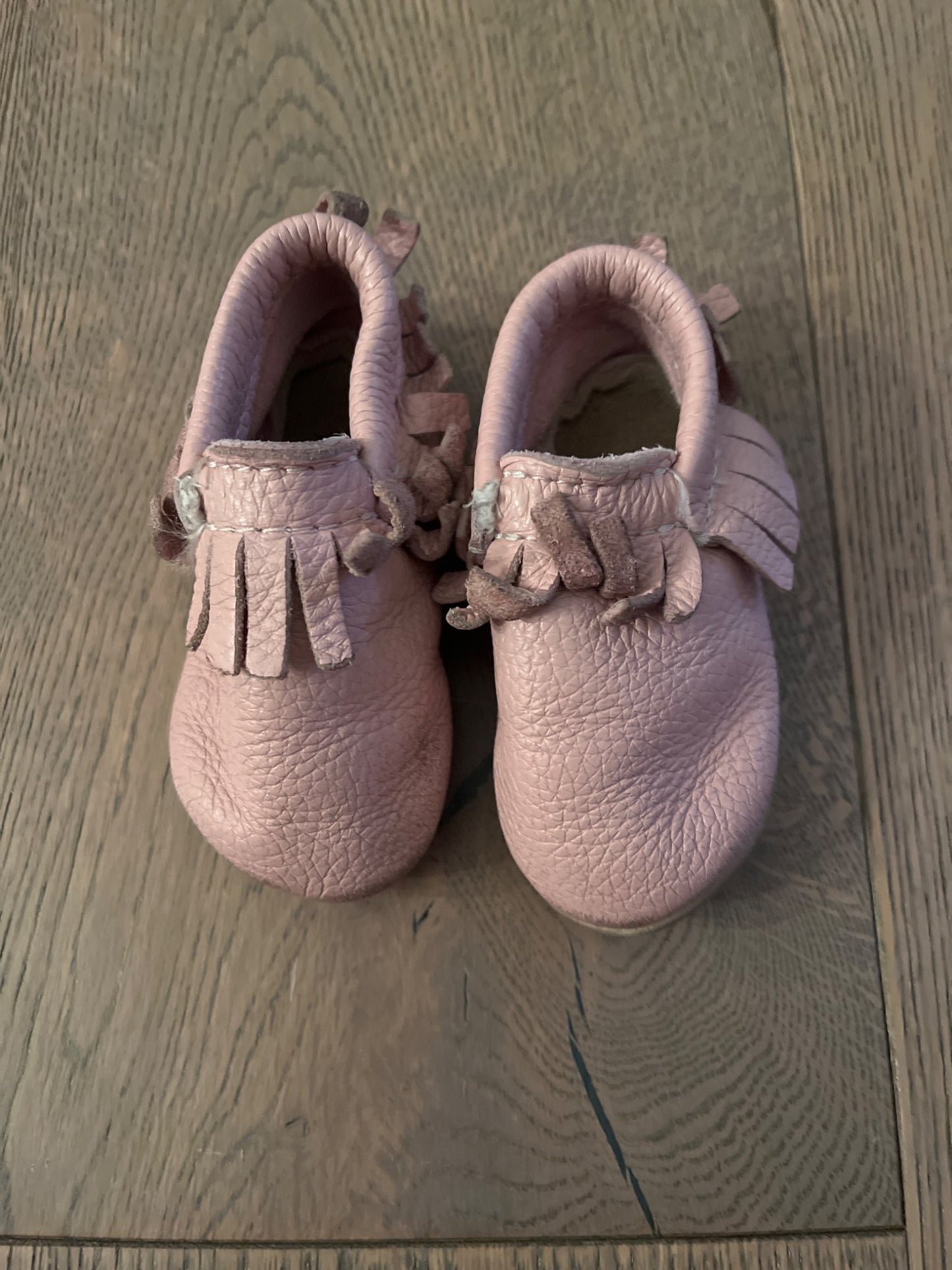 Light Pink Minimocs, Shoes 3 (Baby: 0-12 mth)