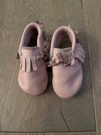 Light Pink Minimocs, Shoes 3 (Baby: 0-12 mth)