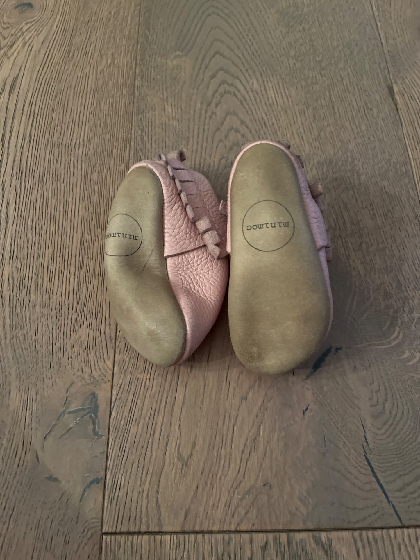 Light Pink Minimocs, Shoes 3 (Baby: 0-12 mth)