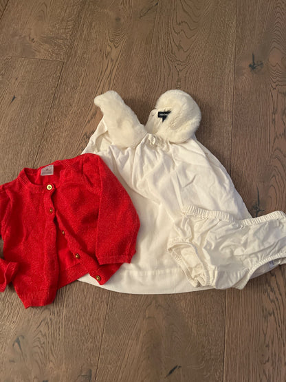 Baby girl Christmas outfit, Kids 6 Month (3-6M)