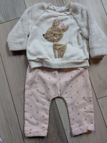 Girls 3-6 Month Fall/Winter Outfit Set - 3 Outfit Pack, Kids 6 Month (3-6M)