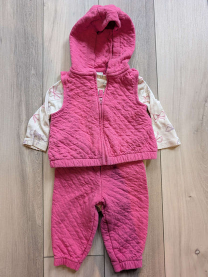 Girls 3-6 Month Fall/Winter Outfit Set - 3 Outfit Pack, Kids 6 Month (3-6M)