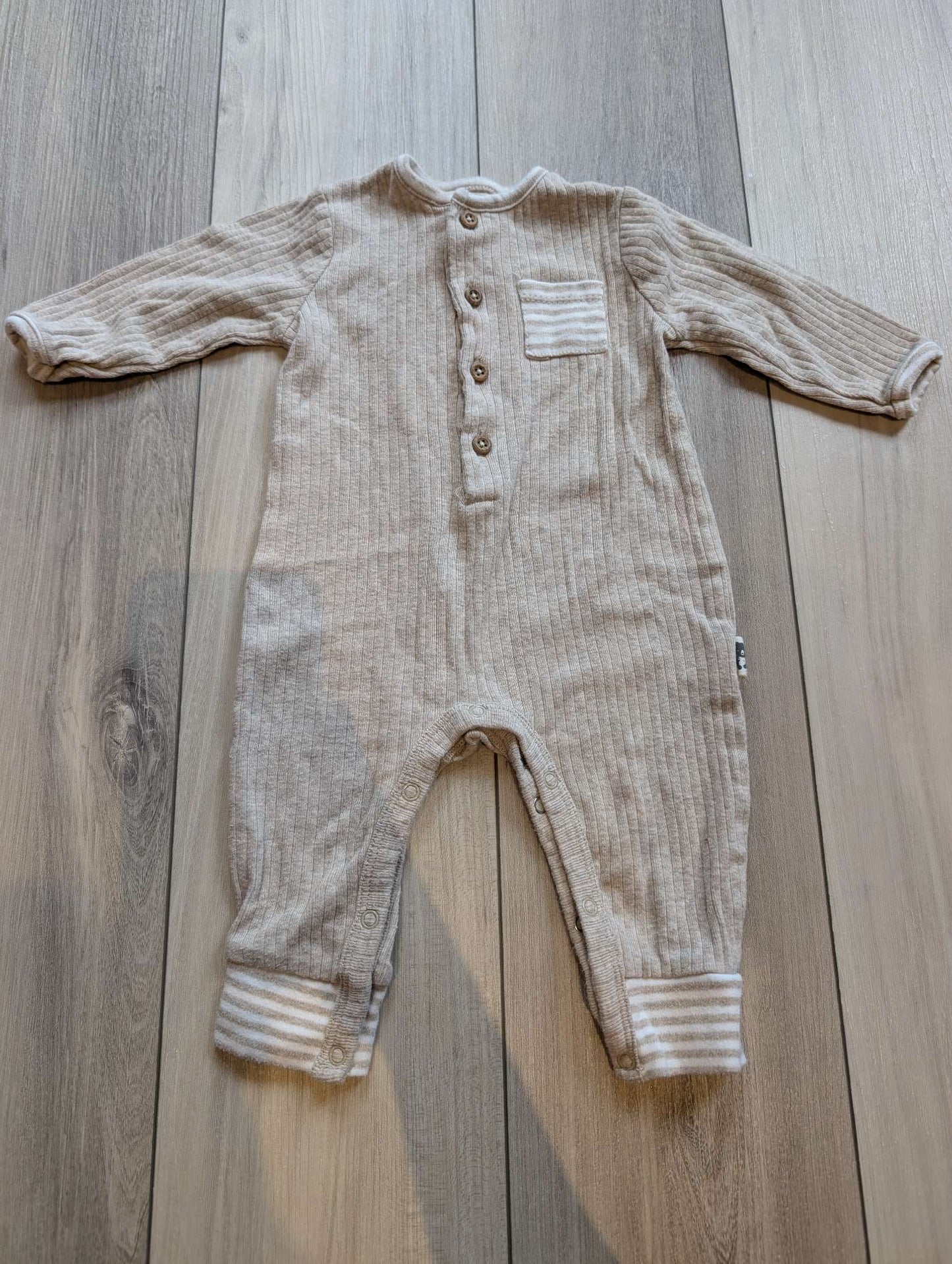 Gender Neutral 3-6 Month Rabbit + Bear Jumpsuit , Kids 6 Month (3-6M)