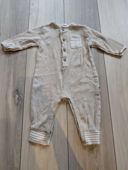 Gender Neutral 3-6 Month Rabbit + Bear Jumpsuit , Kids 6 Month (3-6M)