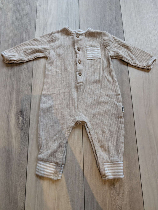 Gender Neutral 3-6 Month Rabbit + Bear Jumpsuit , Kids 6 Month (3-6M)
