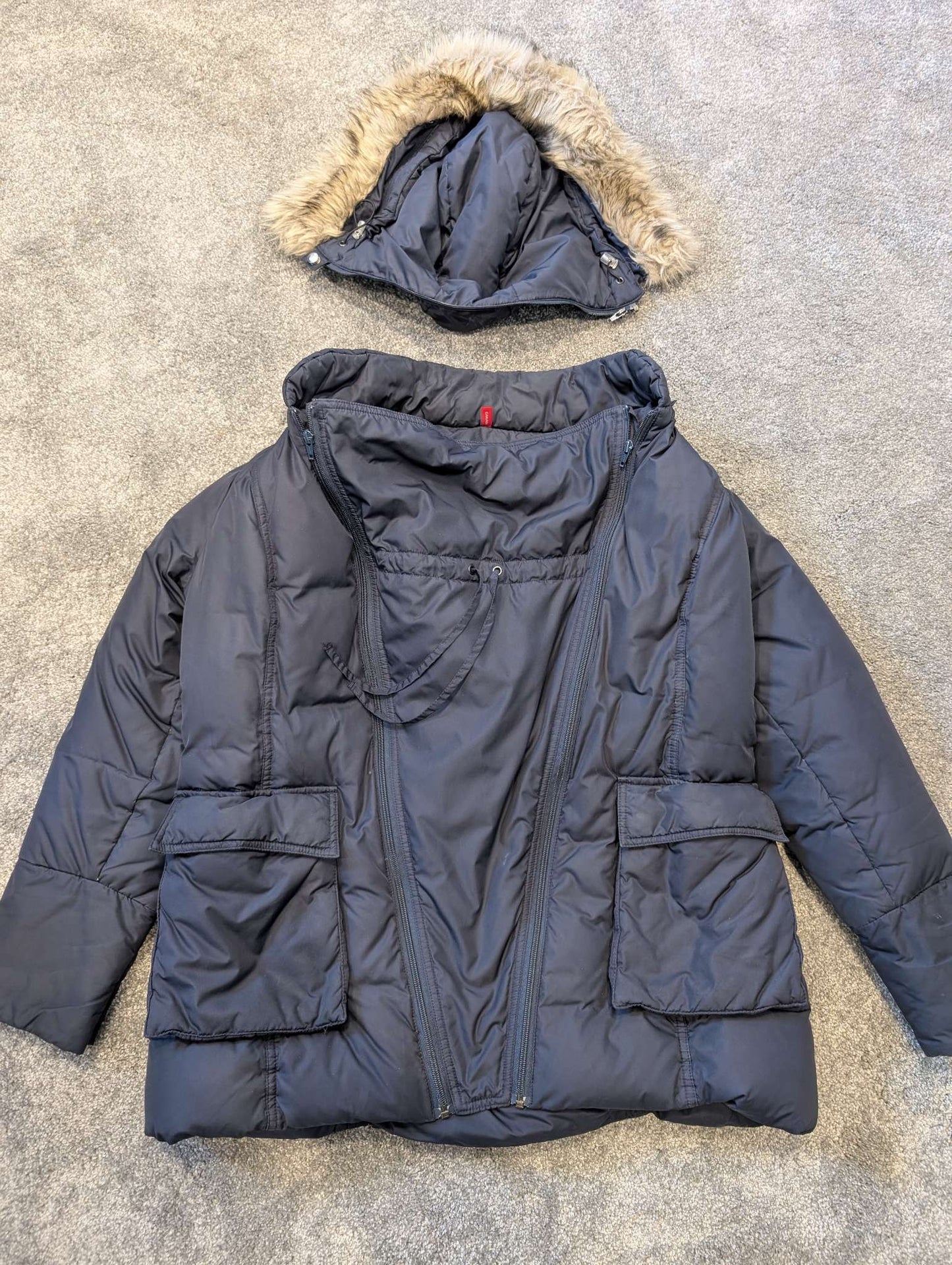 The M Coat by Canadian Spirit 3 in 1 Winter Jacket - Maternity/Postpartum/Babywearing, Maternity L (12-14)
