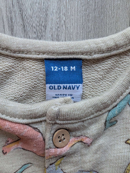Dinosaur Romper 12-18 Months, Kids 18 Month (12-18M)