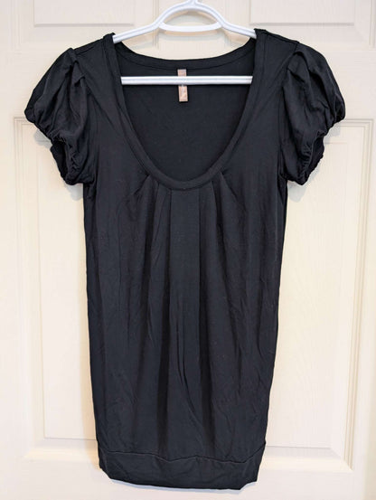 X-Small Black Thyme Maternity Top, Maternity XS (0-2)