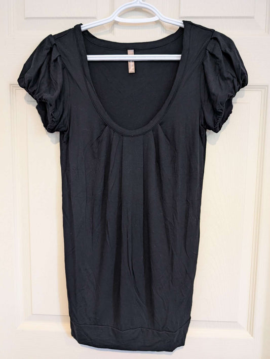 X-Small Black Thyme Maternity Top, Maternity XS (0-2)
