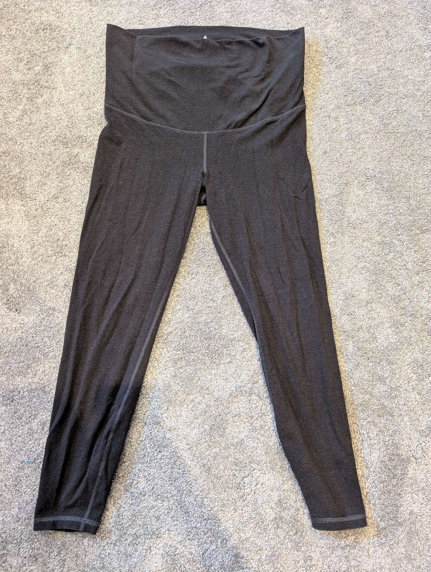 Grey Medium Old Navy Active Maternity Leggings - 7/8 Length, Maternity M (8-10)