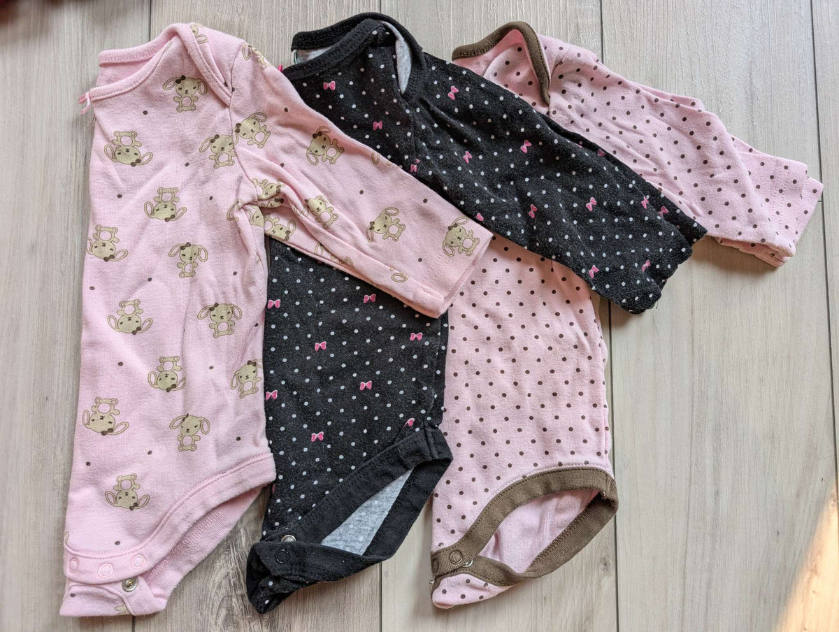 Girls 3-6 Months Basics Set, Kids 6 Month (3-6M)