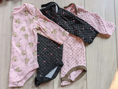 Girls 3-6 Months Basics Set, Kids 6 Month (3-6M)