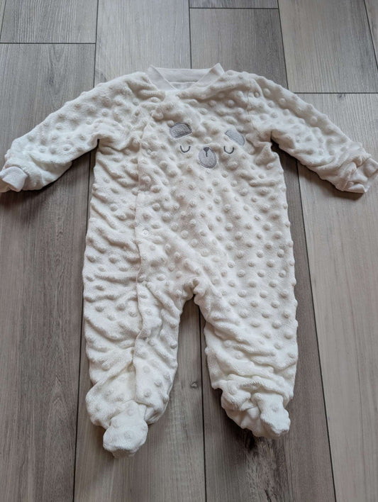 White 3-6 Month Kyle and Deena Bear Suit, Kids 6 Month (3-6M)