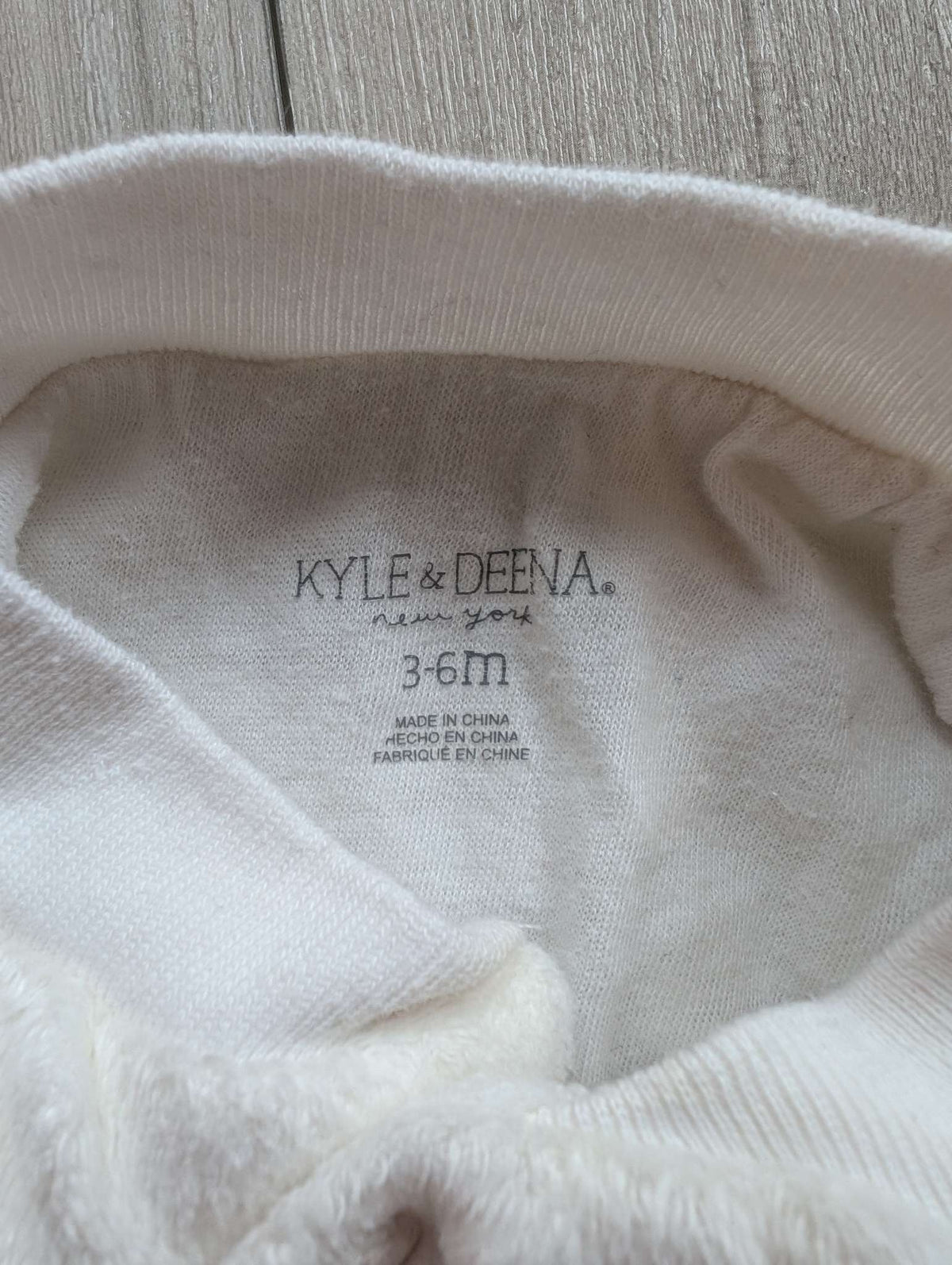 White 3-6 Month Kyle and Deena Bear Suit, Kids 6 Month (3-6M)