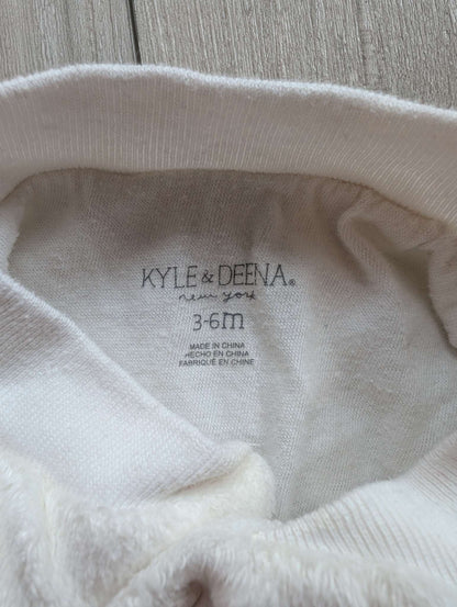 White 3-6 Month Kyle and Deena Bear Suit, Kids 6 Month (3-6M)
