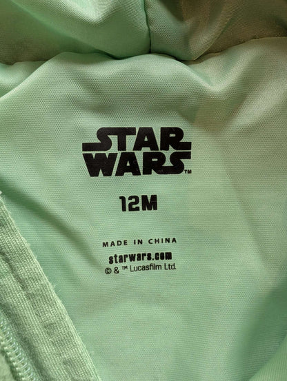 Baby Yoda 12 Month Zip Up Sweater, Kids 12 Month (9-12M)