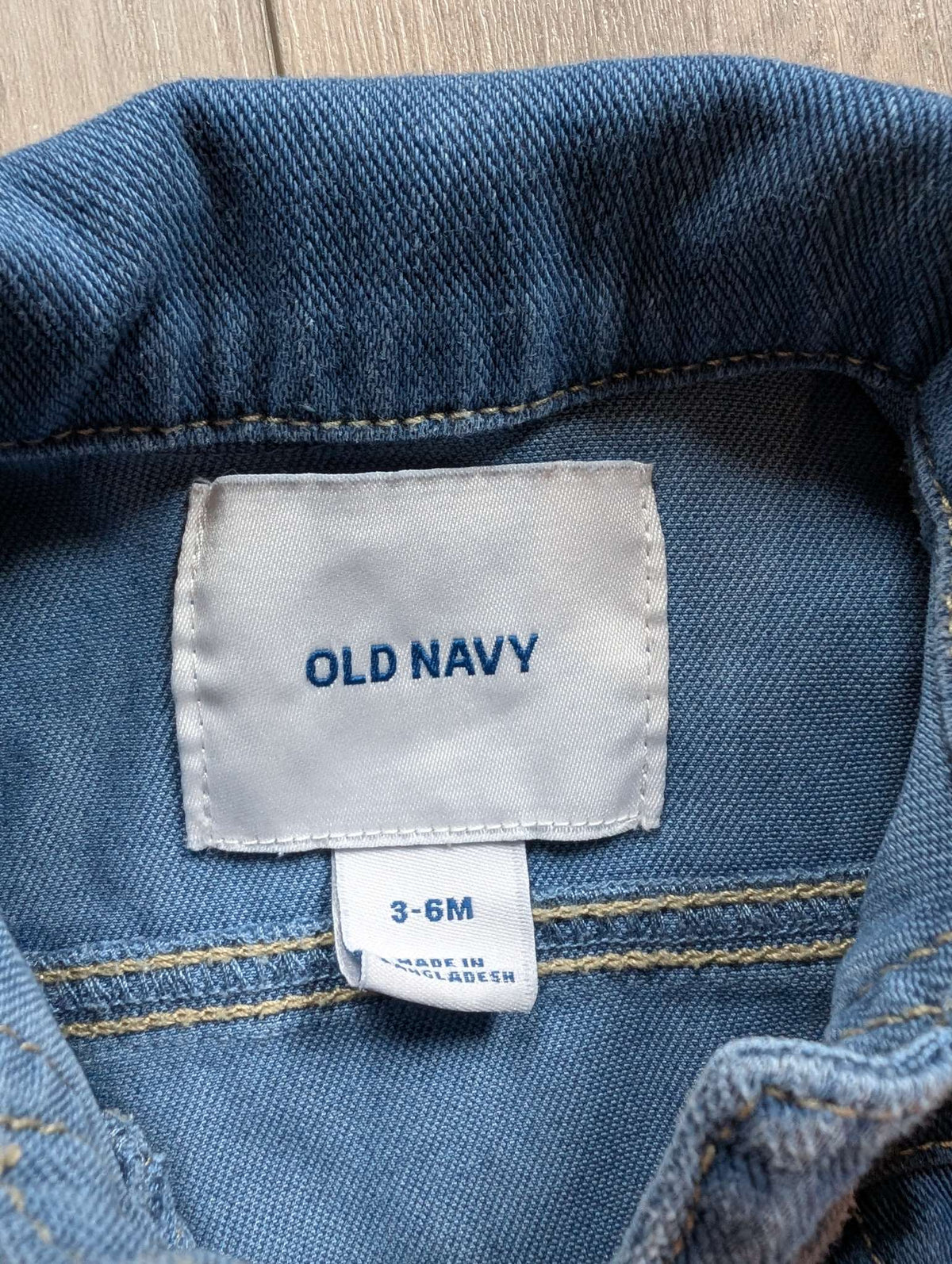 0-3 Month Girls Denim Jacket, Kids 6 Month (3-6M)