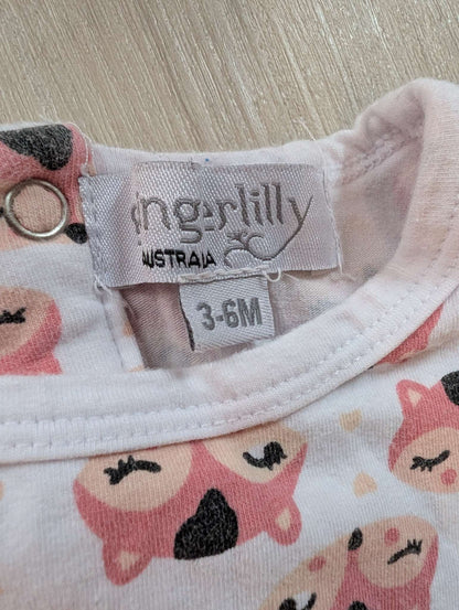 Girls 3-6 Month Fall Tops Set, Kids 6 Month (3-6M)