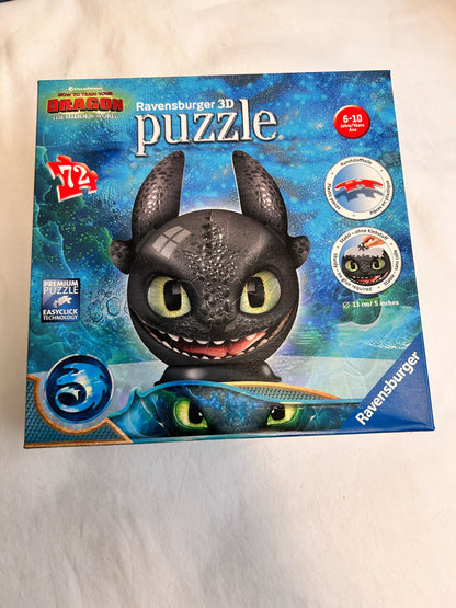 How to Train Your Dragon 3D puzzle