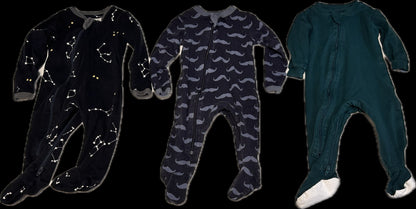 Bundle of 3 Zippy-Jamz sleepers size 0-3 months, Kids 3 Month (0-3M)