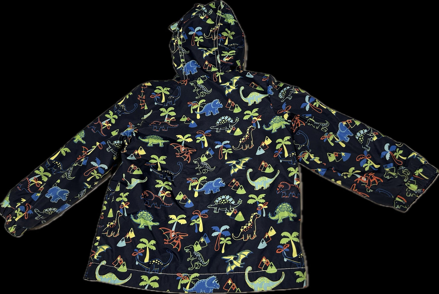 Dinosaur print fleece lined jacket 24M, Kids 24 Month (18-24M)