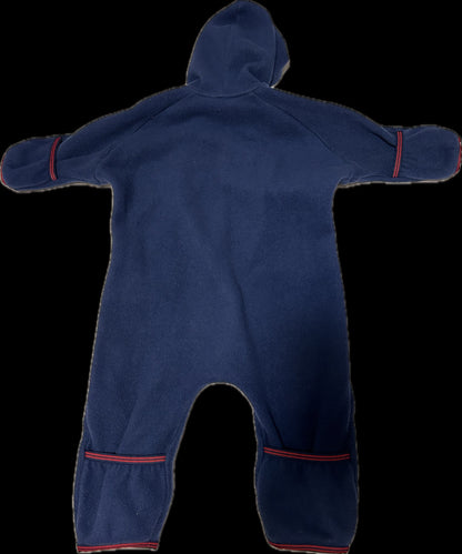 MEC navy fleece bunting suit 6 months, Kids 9 Month (6-9M)