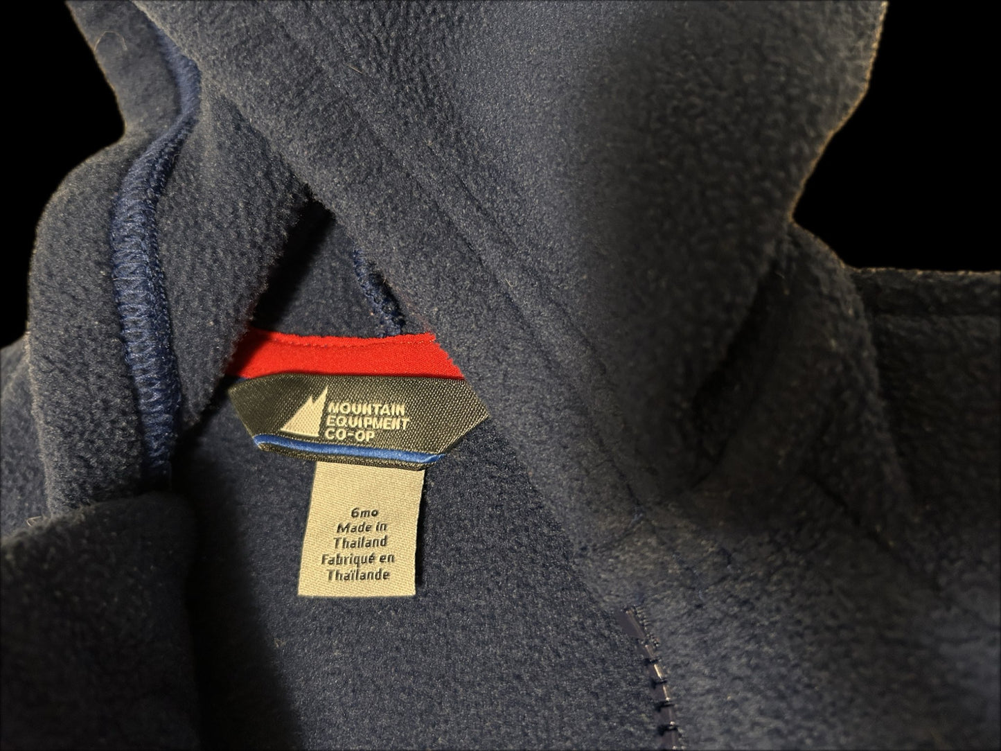 MEC navy fleece bunting suit 6 months, Kids 9 Month (6-9M)