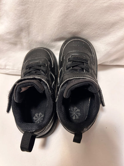 Nike black Court Borough low sneakers size 7C, Shoes 7 (Walkers:12-24 mth)