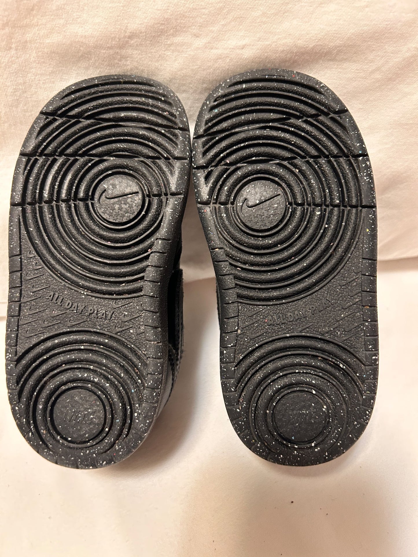 Nike black Court Borough low sneakers size 7C, Shoes 7 (Walkers:12-24 mth)