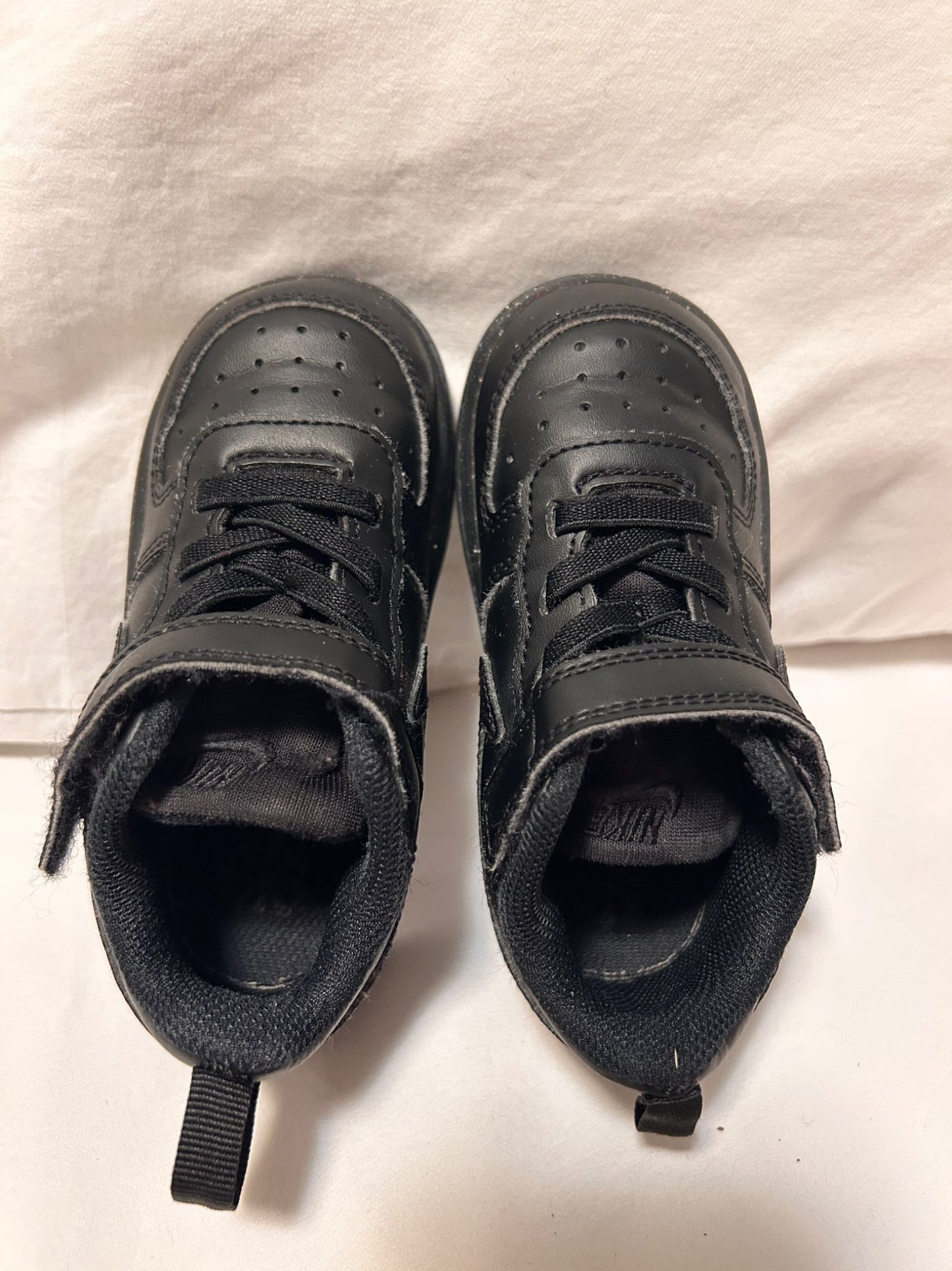Nike black Court Borough low sneakers size 7C, Shoes 7 (Walkers:12-24 mth)