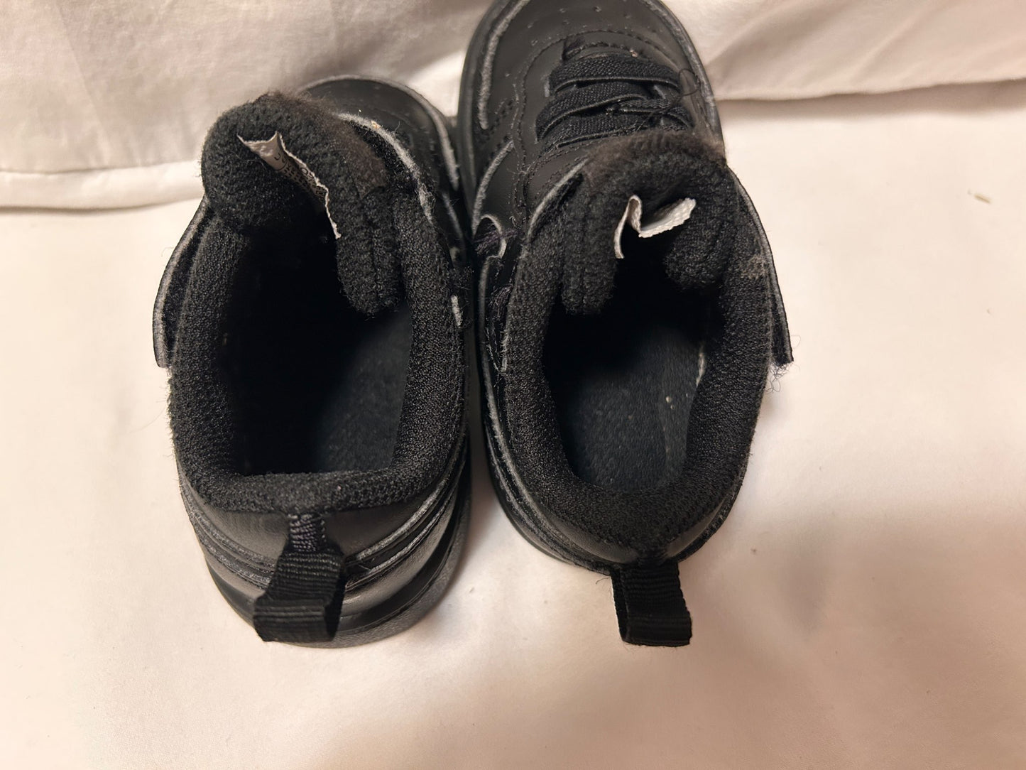 Nike black Court Borough low sneakers size 6C, Shoes 6 (Walkers:12-24 mth)