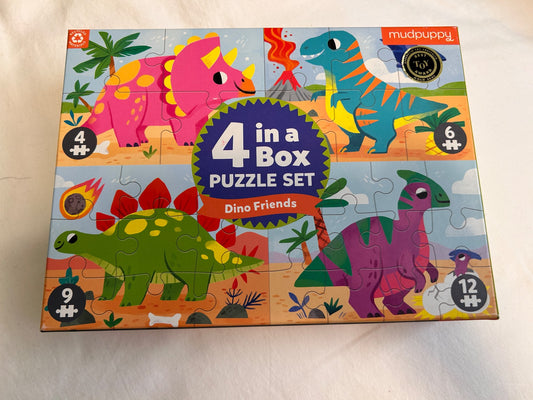 Mudpuppy set of 4 puzzles