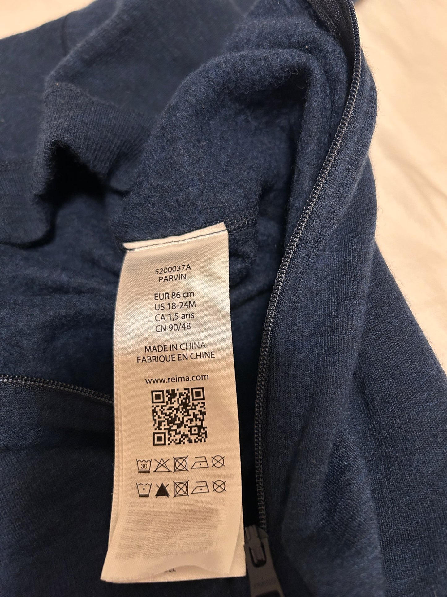 Reima Parvin wool winter layering suit 18-24M (EUR 86 cm), Kids 24 Month (18-24M)