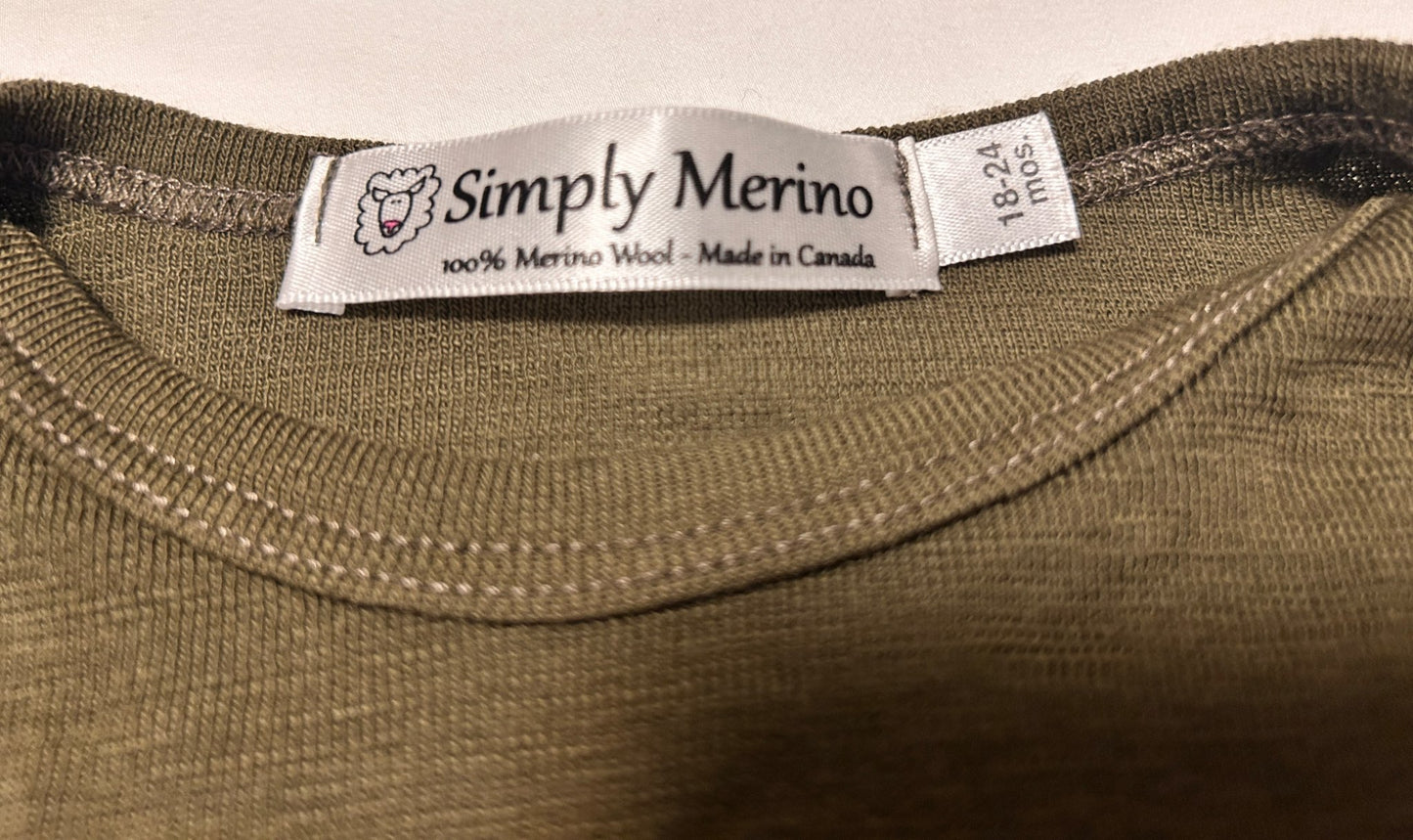 Merino wool onesie 18-24 months, Kids 24 Month (18-24M)