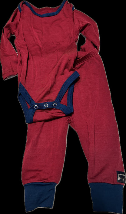Wee Woollies top and pants 6-12 months, Kids 12 Month (9-12M)