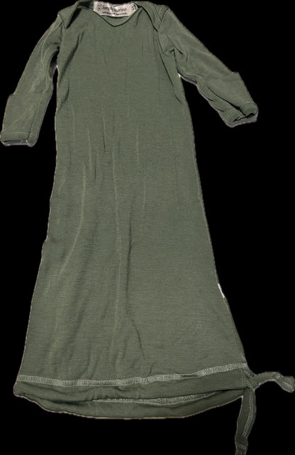 Merino wool sleep gown 0-3 months, 0-3 Months (Newborn)
