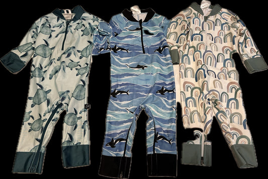 Bundle of three Honeysuckle sun suits 12-18M, Kids 18 Month (12-18M)