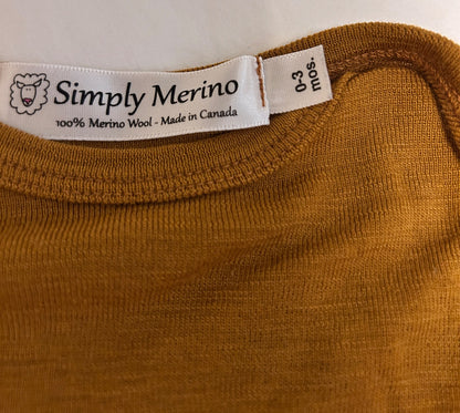 Merino wool onesie 0-3 months, Kids 3 Month (0-3M)