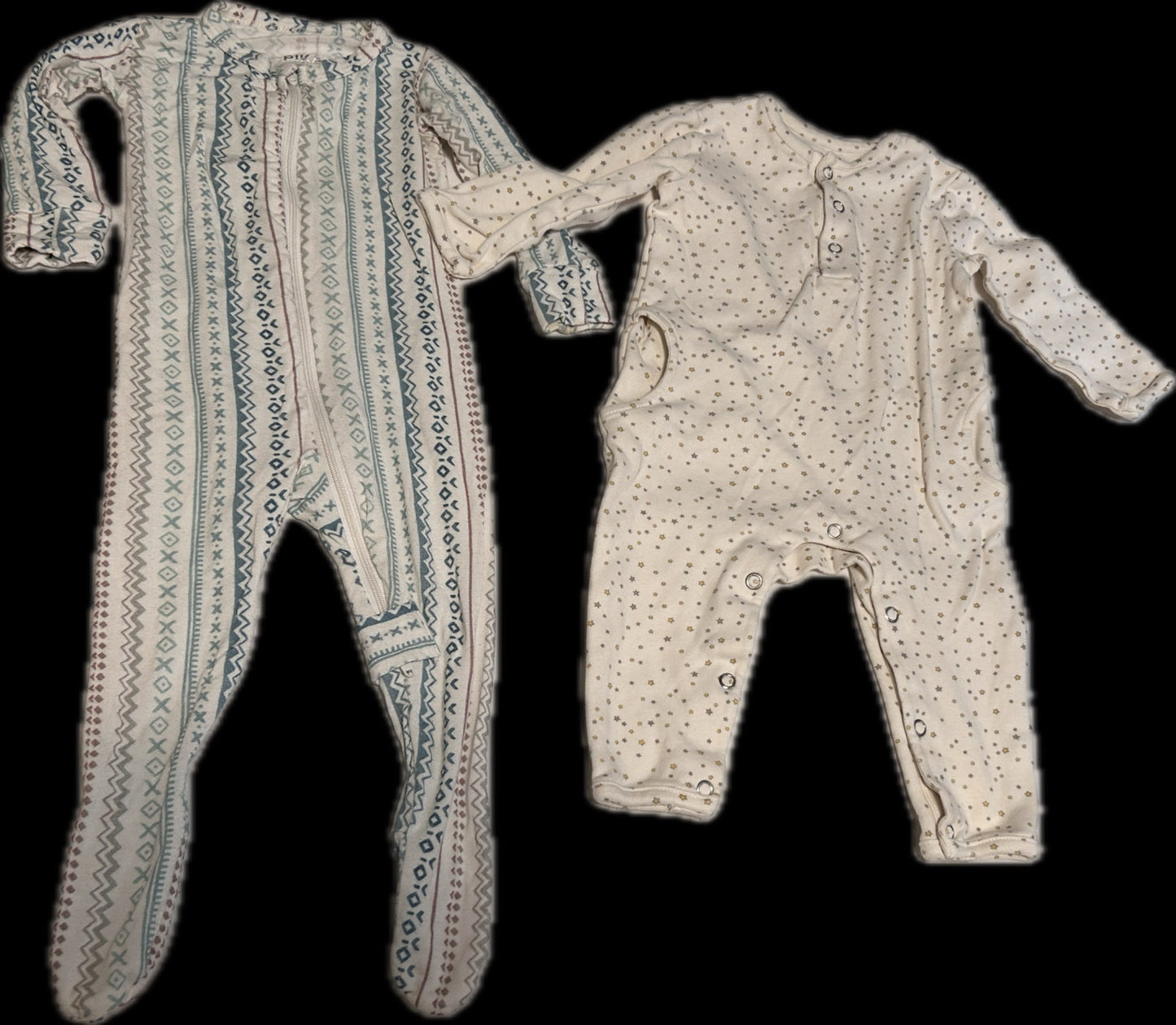 Bundle of two small shop rompers 3-6M, Kids 6 Month (3-6M)