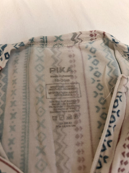 Nordic pattern romper by Pika 18-24 months, Kids 24 Month (18-24M)