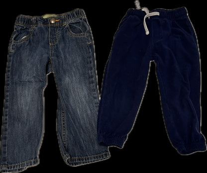 Bundle of 2T jeans and fleece joggers, Kids 2T