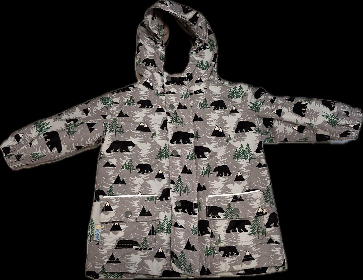 Jan & Jul 1T fleece lined rain jacket, Kids 2T