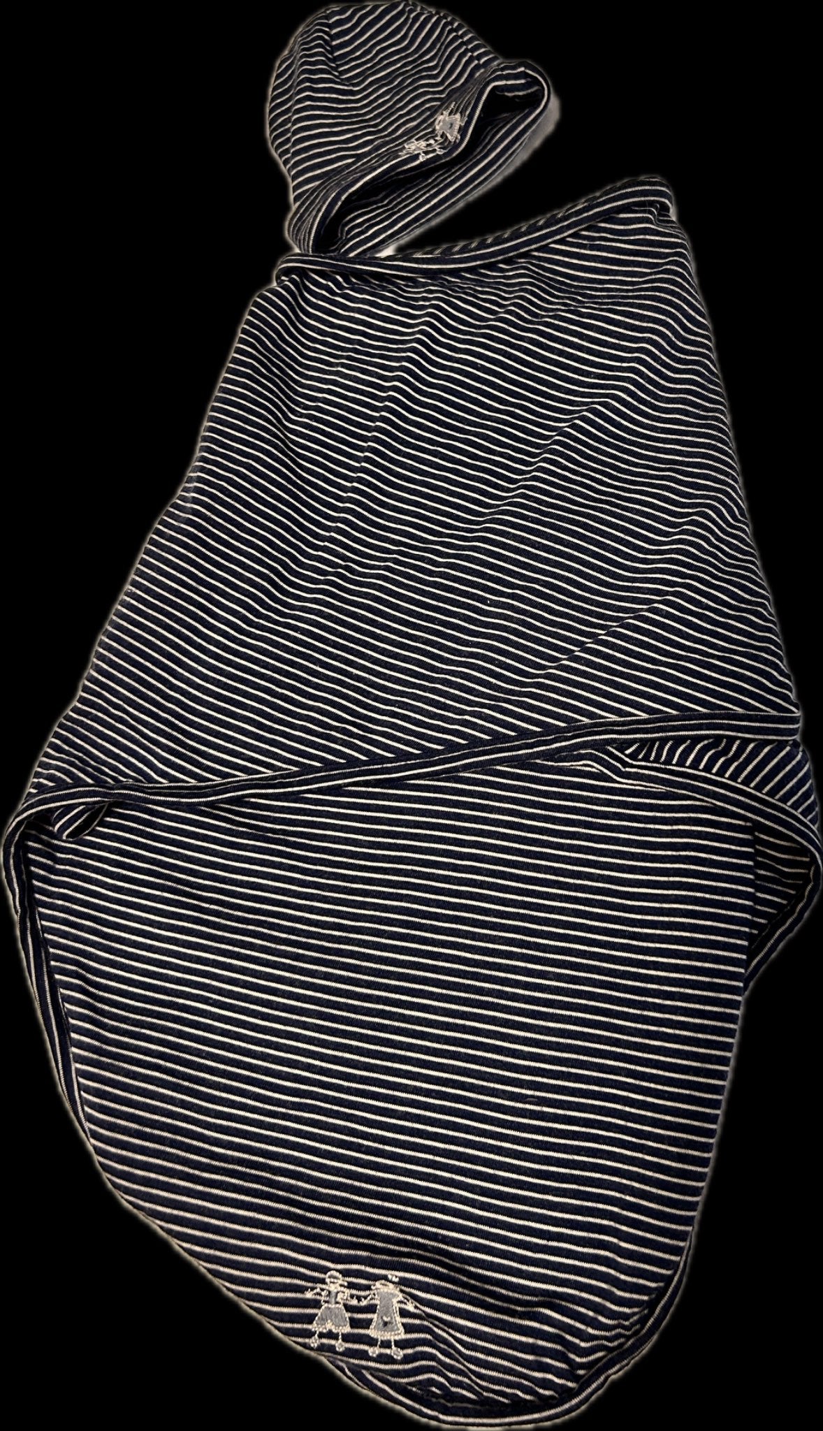Merino wool swaddle and hat, 0-3 Months (Newborn)