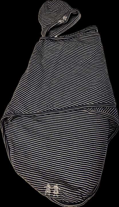 Merino wool swaddle and hat, 0-3 Months (Newborn)